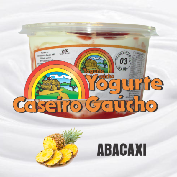 Pote 1k Iogurte Natural - Abacaxi