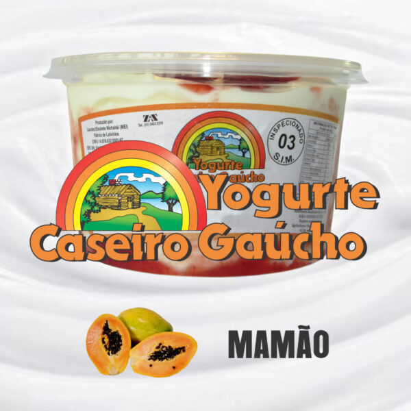Pote 1k Iogurte Natural - Mamão