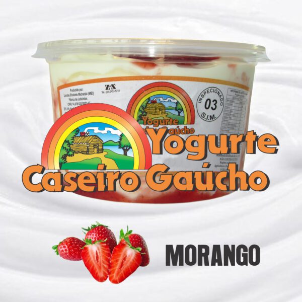 Pote 1k Iogurte Natural - Morango